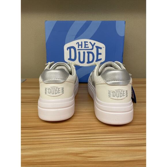Hey Dude Womens Sneakers White Size US 7 - Picture 4 of 7